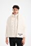 Chmps? ! Parisse Men's Detachable Scarf Padded Mock Neck Inflatable Coat Casual Modern Design 9758E - 8