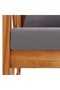 Garden Bench with Cushions 119 cm Solid Acacia Wood - 5