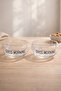 Borosilicate 2-Piece Round Snack Bowl Glass Bowl Set Kw-703 - 4