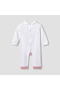 Peter Pan Collar Sleepsuit with Pocket Detail - Long Sleeves - 2