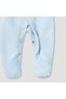 Round Neck Sleepsuit with Closed Feet - Polyester - Long Sleeves - 4