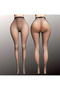 4 Pieces Women's Fishnet Pantyhose Red Small Mesh Wide Mesh Set of 4 - 4