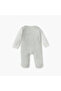 Striped Sleepsuit with Chest Pocket - 2