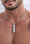 Storage Capsule Necklace 45mm X 14mm– Openable Medicine, Prayer, Ash and Note Carrying Necklace for Men