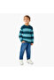 Striped Sweater with Long Sleeves - 2