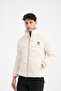 Chmps? ! Parisse Men's Detachable Scarf Padded Mock Neck Inflatable Coat Casual Modern Design 9758E - 2