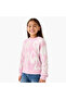 Heart Print Pullover with Long Sleeves
