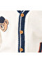 Boys V-neck Cardigan with Teddy Applique - Long Sleeves - 5
