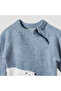 Animal Textured Pullover with Long Sleeves - 3