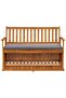 Garden Storage Bench 120 cm Solid Acacia Wood - 6