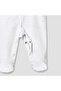 Embossed Star Sleepsuit with Long Sleeves - 4