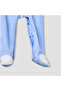 Collared Sleepsuit with Long Sleeves - Velour - Long Sleeves - 4