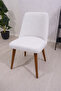 A Quality Kitchen Chair Cover Large Oval Brick Pattern Stretch Elastic Fabric Chair Cover 1 Piece - 4