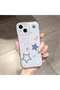 iPhone 14 Compatible Case Camera Protected Transparent Ultra Thin Silicone Cover Star