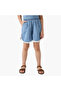 Lace Trim Denim Top and Shorts Set - 3