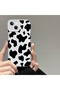 iPhone 13 Compatible Case Camera Protection Transparent Ultra Thin Silicone Cover Cute Cow - 3