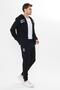 Men's Fleece-Lined Hooded Winter Tracksuit Set Black 9520-S - 4