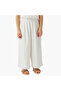 Schiffli Textured Pie-Crust Neck Peplum Top and Pants Set - 3