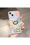 iPhone 13 Compatible Case Camera Protection Transparent Ultra Thin Silicone Cover Simple Striped