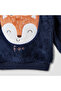 Fox Applique Sweatshirt and Joggers Set - 6