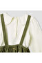 Floral Embroidered Pinafore and Top Set - 6
