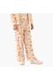 Girls Sweatshirt and Pants Set with Floral Print - Cotton - Long Sleeves - Hood - 3