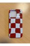 iPhone 17 Pro Max Compatible Checkerboard Patterned Silicone Case - 3