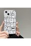 iPhone 15 Compatible Case Camera Protection Transparent Ultra Thin Silicone Cover Simple Striped - 3