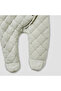 Quilted Closed Feet Coverall with Hood and Long Sleeves - 5