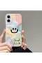 iPhone 16 Compatible Case Camera Protection Transparent Ultra Thin Silicone Cover Simple Striped - 3
