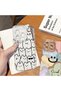 iPhone 16E Compatible Case Camera Protection Transparent Ultra Thin Silicone Cover Simple Striped - 5
