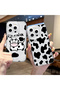 iPhone 16E Compatible Case Camera Protection Transparent Ultra Thin Silicone Cover Cute Cow - 8