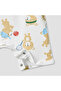 Bear Print Dungaree and T-shirt Set - 5