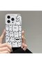 iPhone 14 Pro Compatible Case Camera Protection Transparent Ultra Thin Silicone Cover Simple Stripes - 2