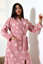 Long Shawl Collar Fleece Robe 226 - 3