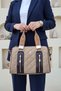 Women's Quilted Pattern Cylinder Model Long Crossbody Hand & Shoulder Bag (31x22 CM) - 5
