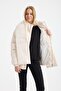 Chmps? ! Parisse Women's Detachable Scarf Padded Mock Neck Inflatable Coat Casual Modern Design 9758K - 6