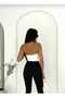Cold Women Black Skinny Jeans Black Shaping / Sculpting Effect Stretch Fabric High Waist Jean