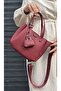 Women's New Season 3-Compartment Luxury Soft Leather Adjustable Crisscross-Strap Stylish Shoulder Bag - 6