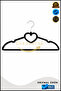 25 Pieces Non-Slip Velvet Clothes Hangers – Slim Design, Prevents Clothes from Slipping, Black - 5