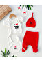 Love Mom Dad Corded Fabric Altli Transitional Yenidoğan 5Li Set - 3