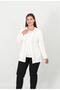 Combed Cotton Suit with Short Sleeve Blouse and Jacket 3105t - 2