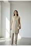 Women's Knitwear Long Vest Boat Neck Rose Pattern Lace-Up Sleeveless Transitional Classic - 4