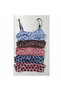 Women's Wire Free Unsupportive Scoop Bralet 5 Colors 5 Pack Bras Bb2133 - 2