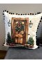 Winter Mode Special Velvet Fabric Pompom Cushion Cover