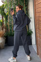 Women's Oversized 3Thread Jogger Tracksuit Set - 2