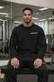 Men's Sporty Black Two-Piece Tracksuit Set - 3