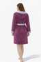 Women's Rabbit Embroidered Hooded Wellsoft Dressing Gown - 5