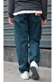 Men's Baggy Loose Cut Pants Washed Stylish and Modern - 4