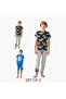 Racer Car Print T-shirt and Pyjama - Set of 2